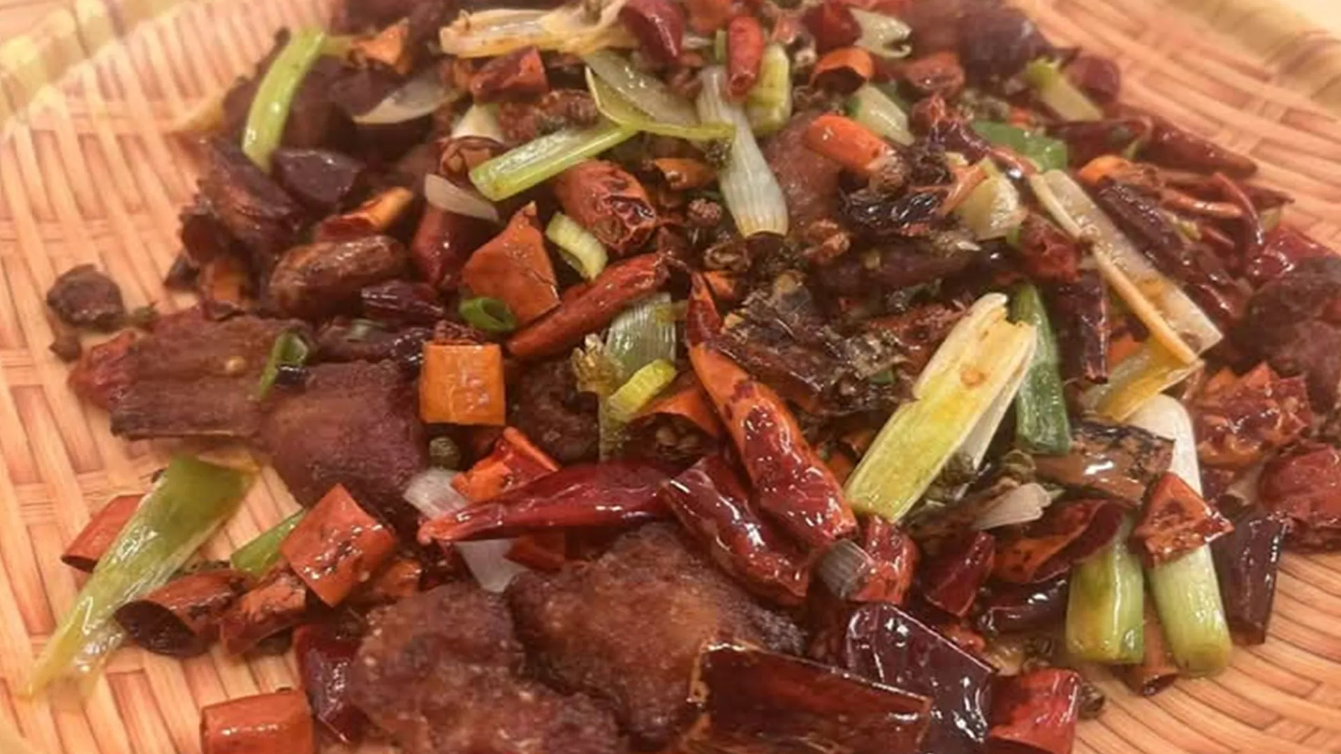 Spicy baby back ribs from Sanyoung Surf & Turf BBQ, a Chinese restaurant in Bellevue